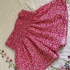SHEIN Floral Skort (Shorts That Look Like a Skirt) – Size L